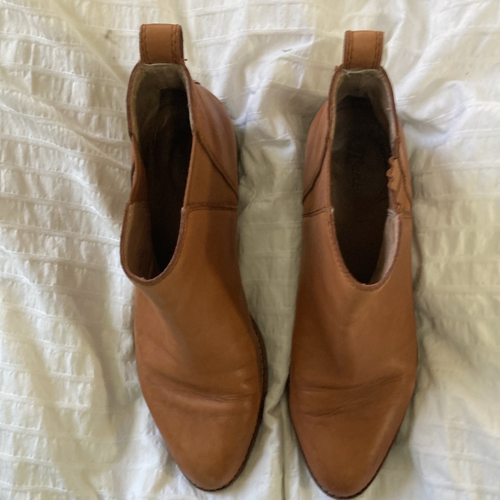 Madewell Carina Brown Leather Ankle Boot - Picture 8 of 12